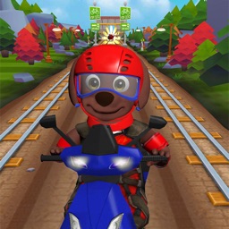 Paw Puppy Scooter Racing dog