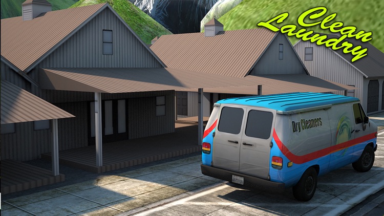 Laundry Van Delivery Simulator screenshot-3