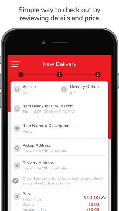 DeliverNow Customer - Courier screenshot 3