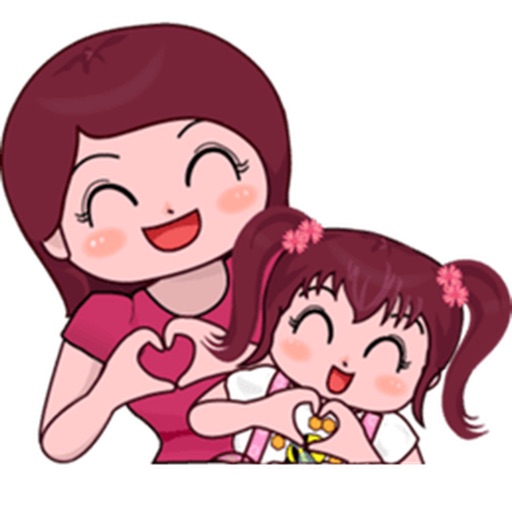 I Love Mommy Stickers icon