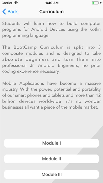 Mobile Development BootCamp screenshot 2