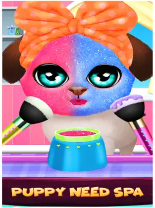 Screenshot 2 Pet Puppy Make Up Salon Game iphone