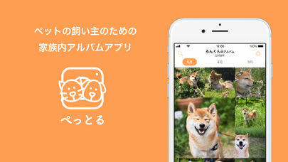 犬猫ペットの家族内アルバム 写真 動画 ぺっとる Iphoneアプリ Applion