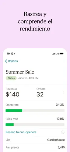 Screenshot 7 Mailchimp Marketing & CRM iphone