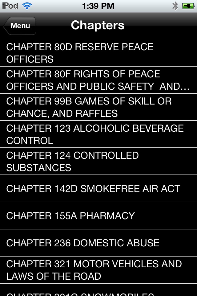 Iowa Police Field Reference screenshot 2