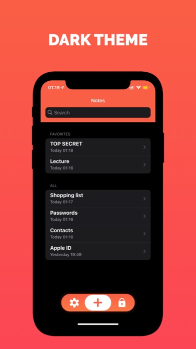 Lock notes - notes with password Screenshot 5