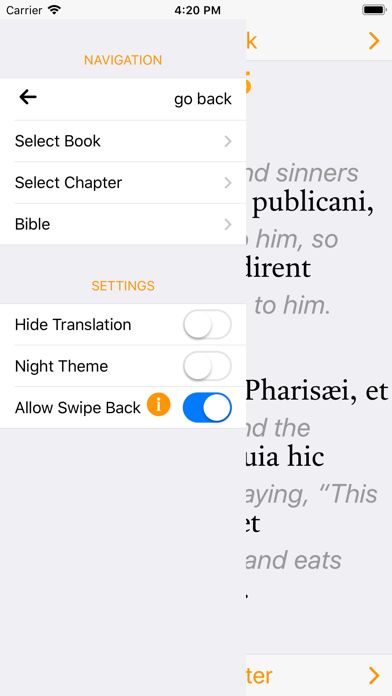 How to cancel & delete Latin-English Bible from iphone & ipad 4