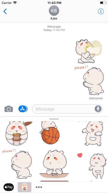 Silly Bear Animated Sticker screenshot-3
