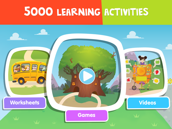 Preschool and kindergarten learning games for kids and toddlers: math, reading, educational puzzles and books free screenshot
