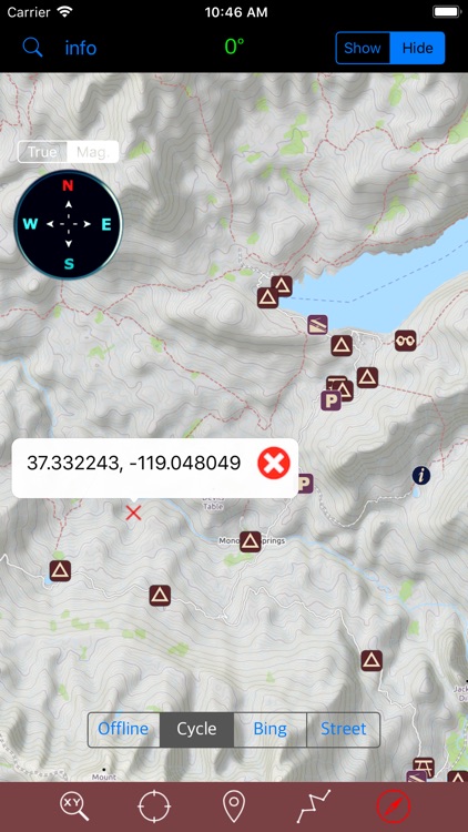 Sierra National Forest – GPS screenshot-3