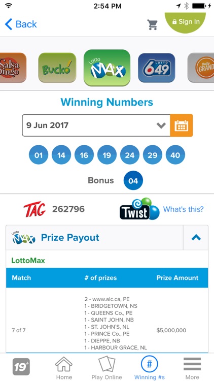 Atlantic Lottery Mobile