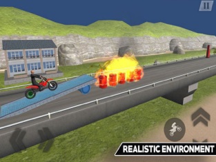 Bike Stunt challenges lever, game for IOS