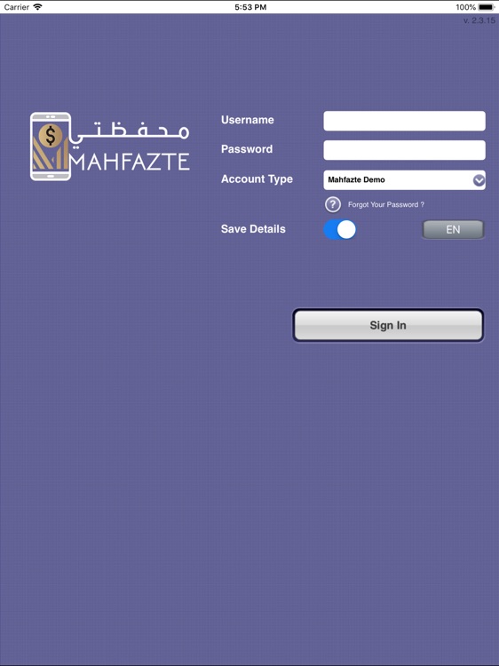 Mahfazte for iPad by ActForex