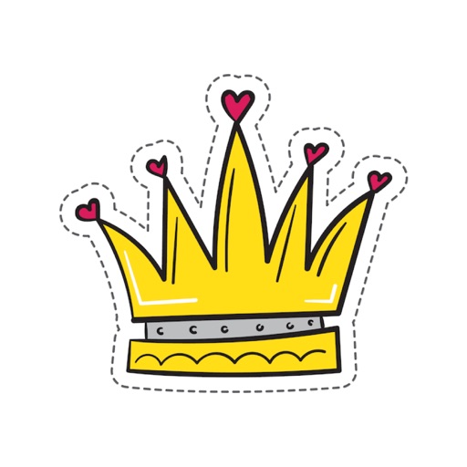 King's Crown Stickers
