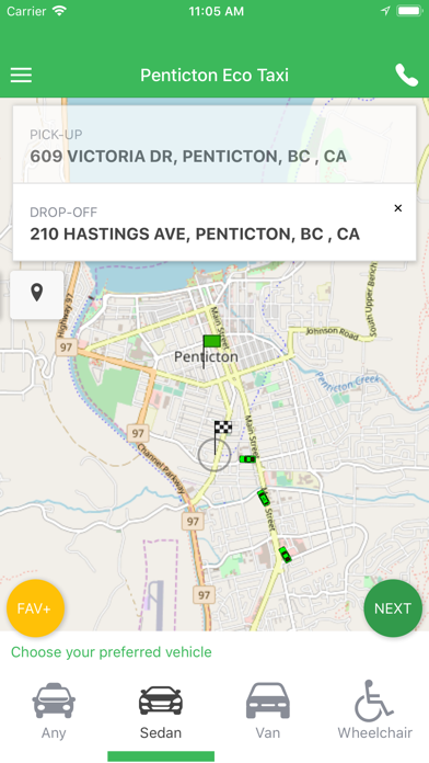 Eco Taxi Penticton screenshot 3