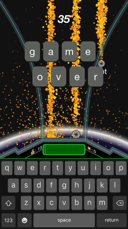 Typing Meteor - Save Earth! screenshot-3