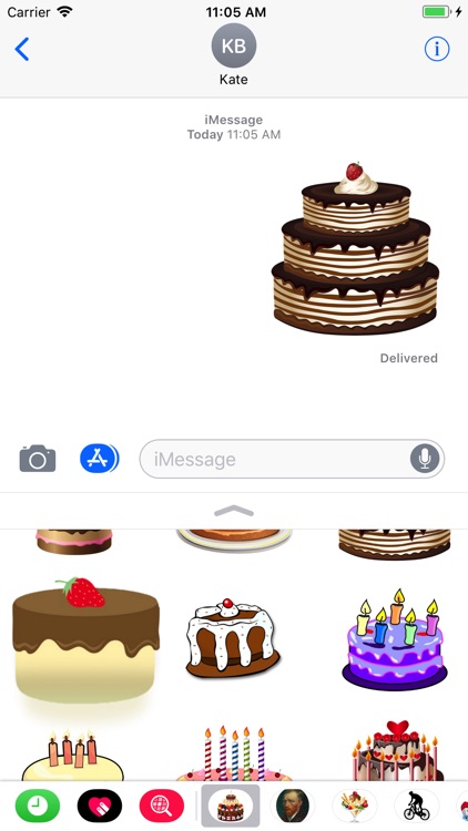 Cake Party Stickers