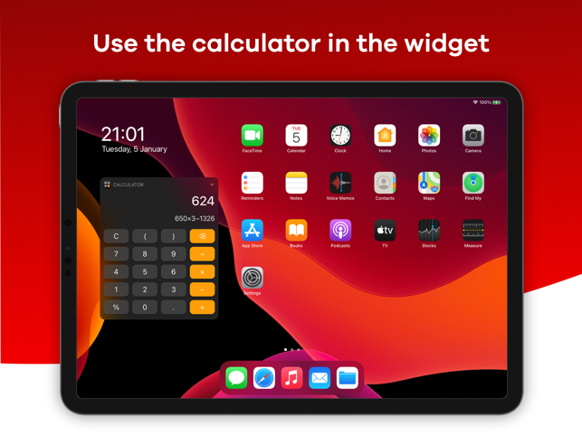 ‎Calculator Widget - WCalc Screenshot