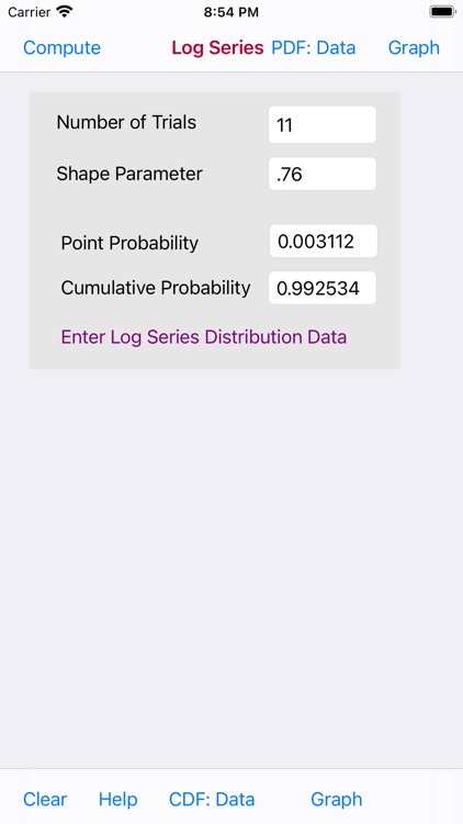 Log Series Distribution screenshot-3