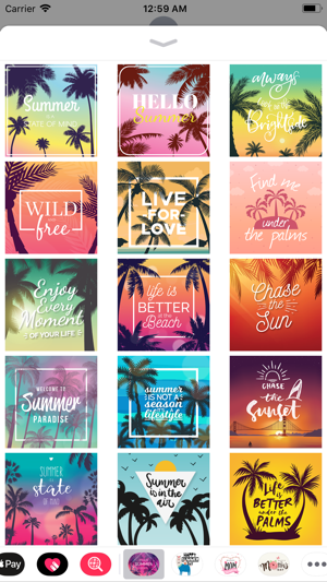 Summer Holiday Quotes Stickers(圖1)-速報App