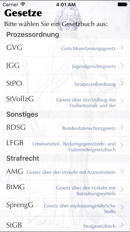 Strafrecht für iPhone