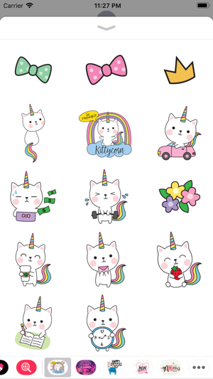 Sweet Kitty Unicorn Stickers(圖2)-速報App