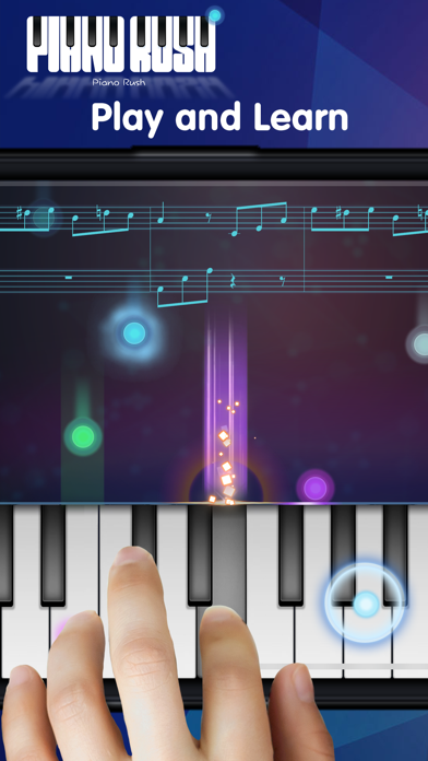 How to cancel & delete Piano Rush - Piano Games from iphone & ipad 1