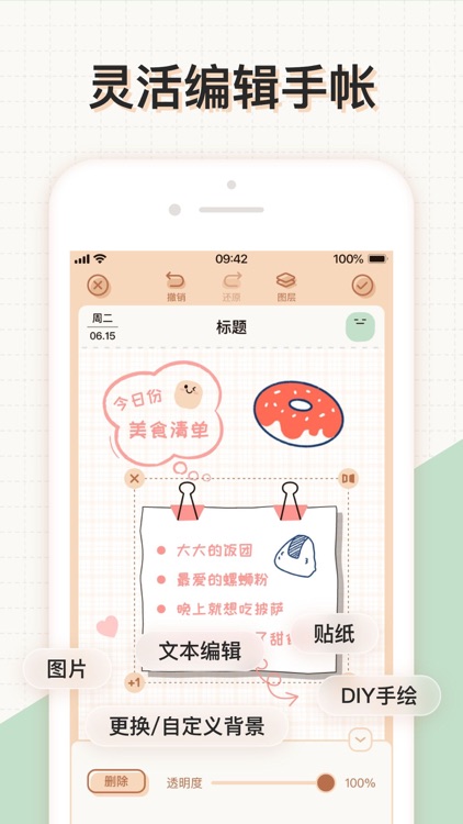 Mininote - 微手帐,心情日记,记事本 screenshot-3