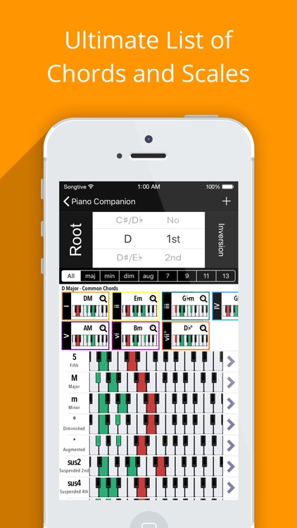 Piano Chords Companion PRO screenshot-3