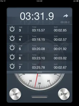 Screenshot 3 Cronómetro+ Stopwatch for You iphone