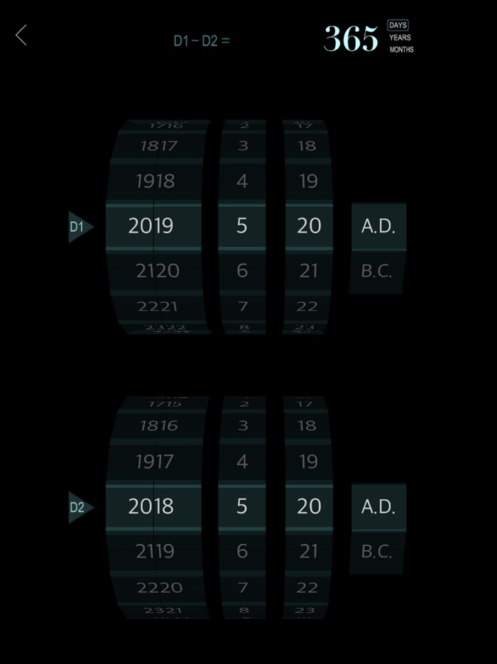 Calendar  4500 BC to 4500 AD