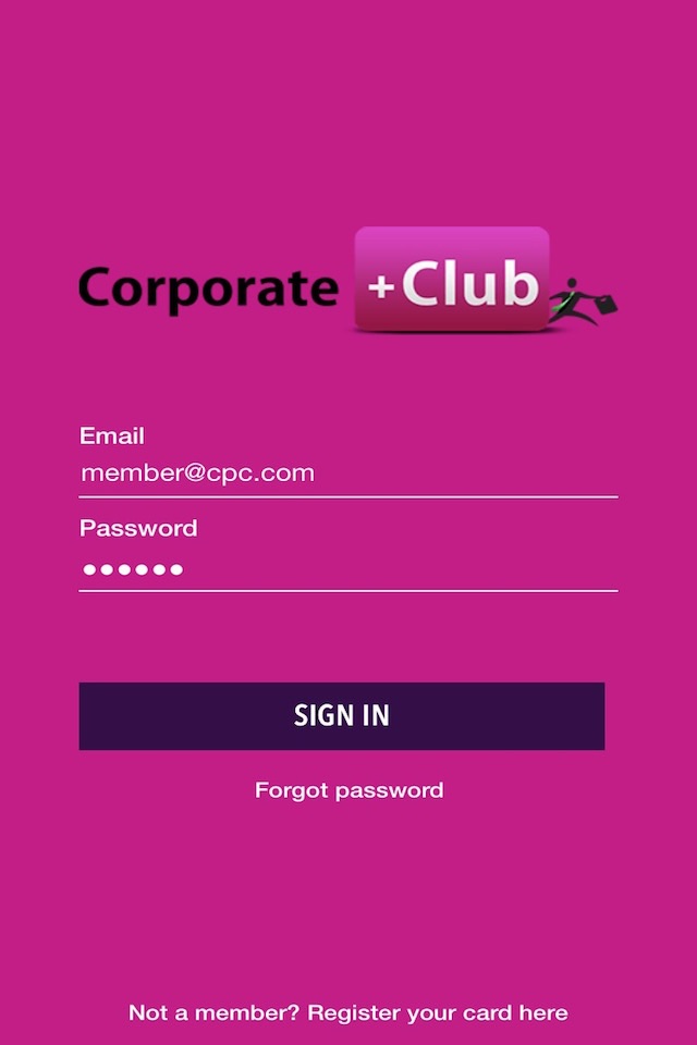 Corporate Plus Club screenshot 2