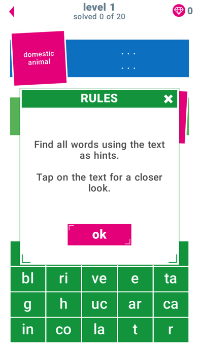 Mom's Words and Clues Game screenshot 2