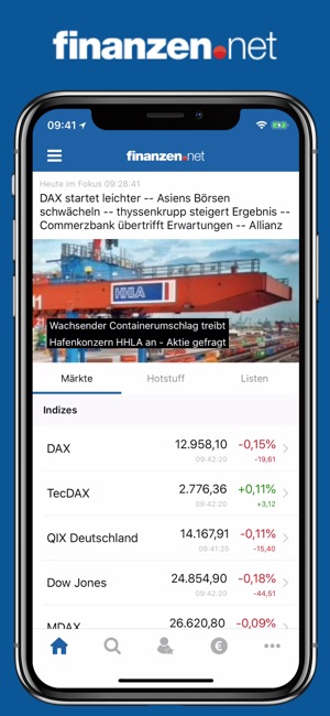 Börse Aktien Finanzennet Im App Store