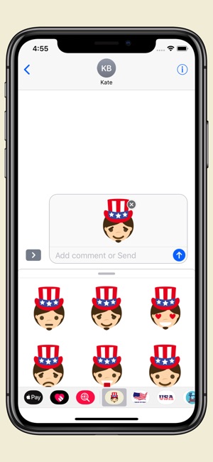 Uncle Sam - USA emoji pack(圖4)-速報App