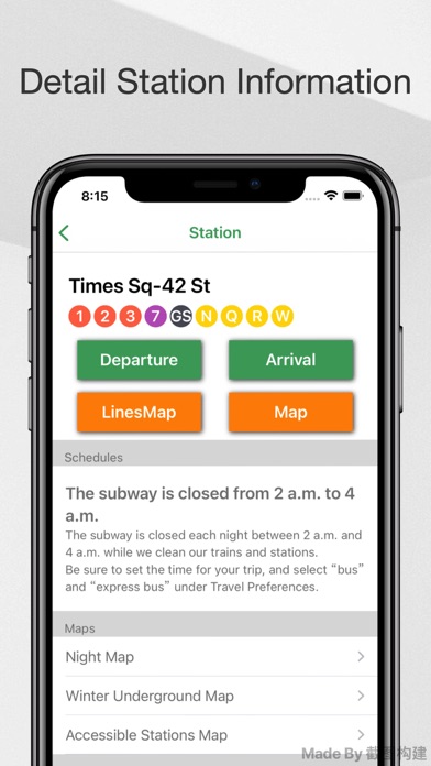 NYC Subway MTA Map screenshot 4