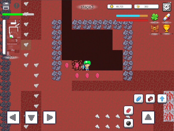 포기하지마 - 드릴 들고 땅을 뚫자  땅파기 게임