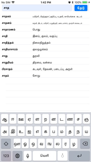 Sanskrit to Tamil Dictionary(圖5)-速報App