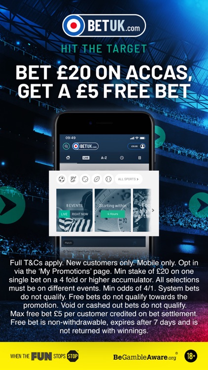 Bet UK: Sports Betting App screenshot-0