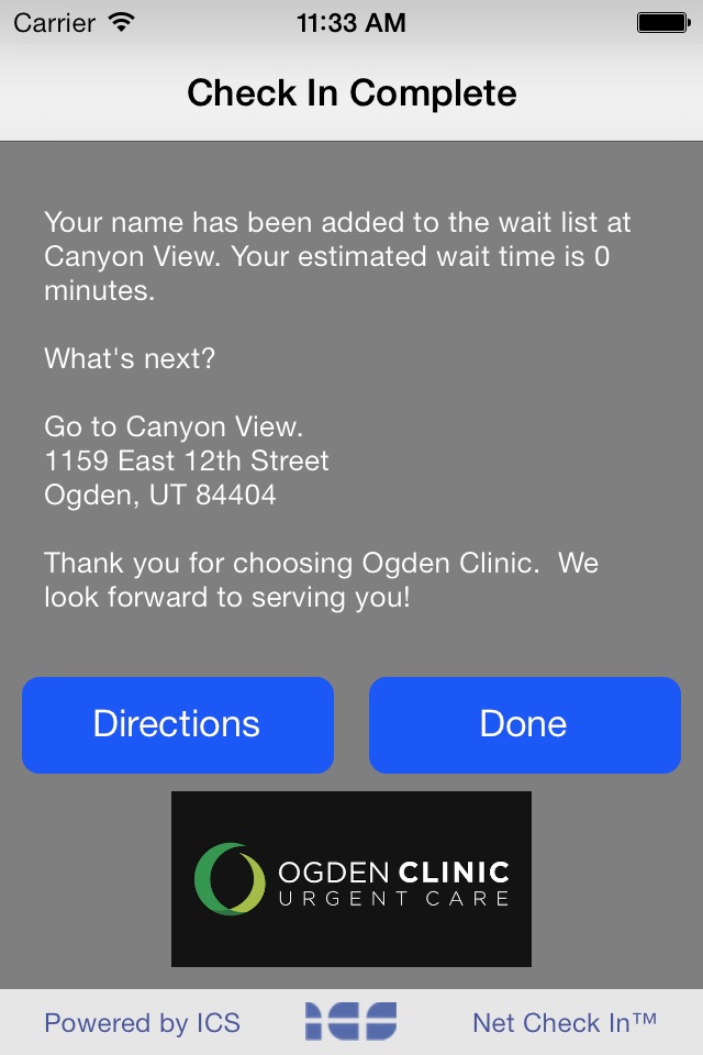 Net Check In - Ogden Clinic screenshot 3