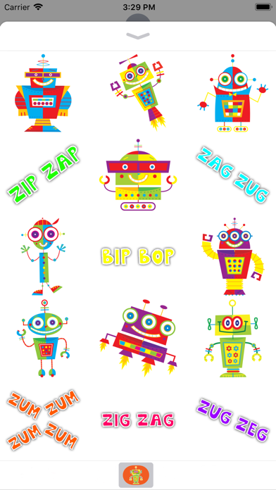 Funny Robot Stickers screenshot 3