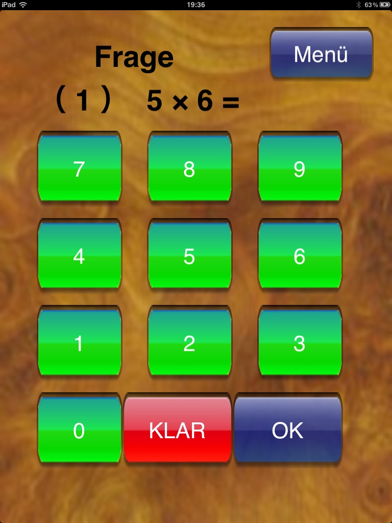 Multiplication Table for iPad screenshot 2