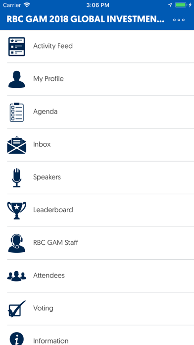 RBC GAM Enterprise Events screenshot 2