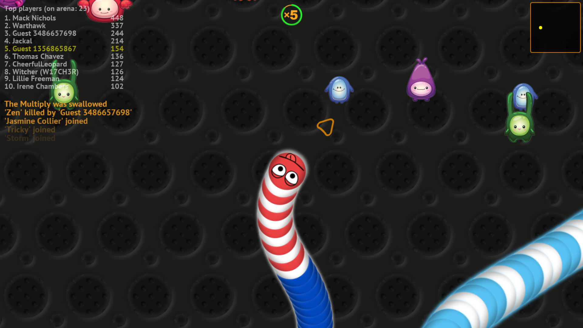 WormsZone.io - Hungry Snake screenshot 17