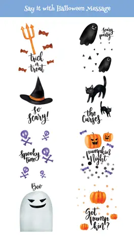 Game screenshot Cute Watercolor Halloween Pack hack