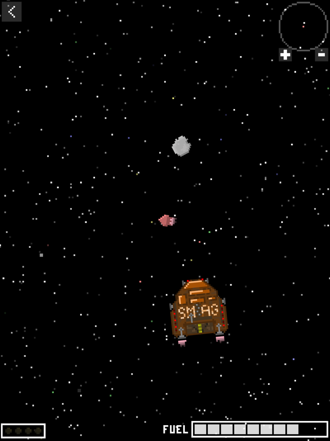 Asteroid Panner, game for IOS