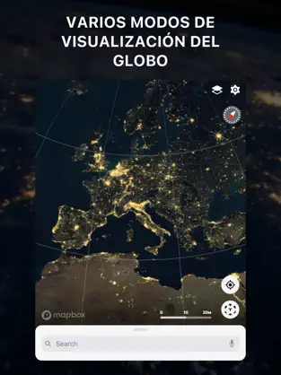 Screenshot 5 Globo 3D - Mapa de la Tierra iphone