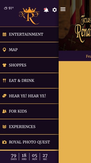 Texas Renaissance Festival App