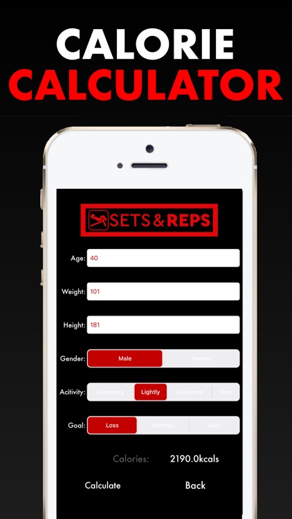 Sets & Reps - The Fitness App