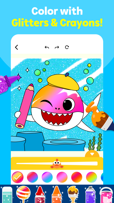 How to cancel & delete Baby Shark Coloring Book from iphone & ipad 1